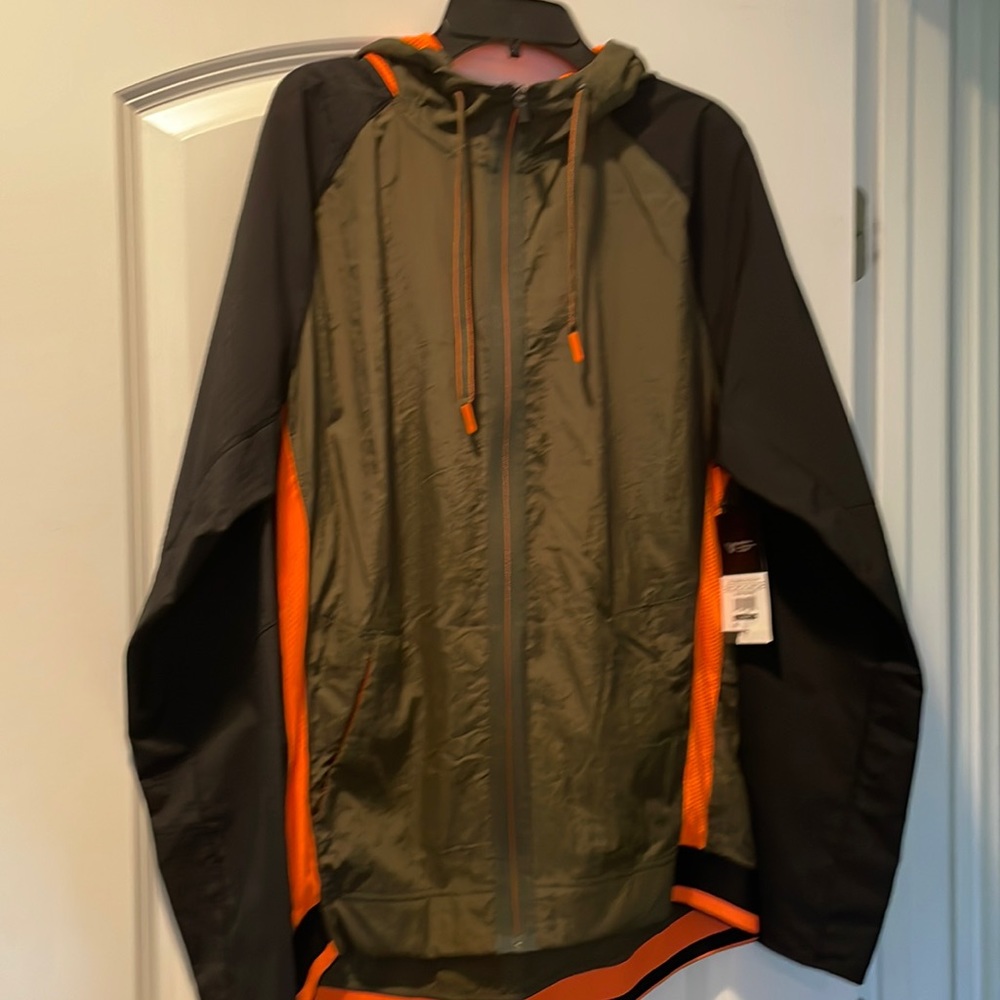 NWT Men’s Russell Athletic Jacket With Hood 90s Throwback Size Small